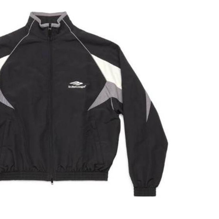 Balenciaga 3B Sports Icon Tracksuit Jacket 'Black' 751726TOO481000