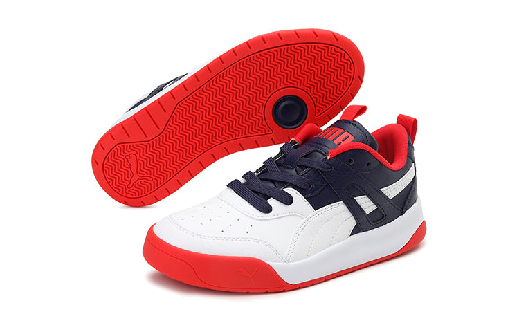 PUMA Backcourt Imeva (Big Kids) Shoes Blue/White/Red 374406-03
