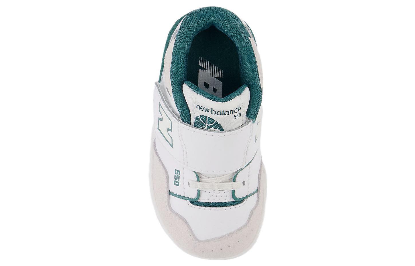 (TD) New Balance 550 Bungee Lace Top Strap 'White Vintage Teal' IHB550TA