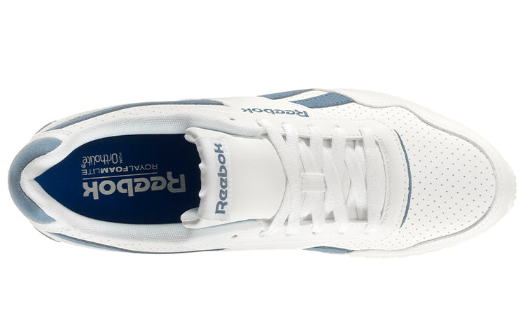 Reebok Royal Glide Ripple Clip Running Shoes White/Blue CN4043