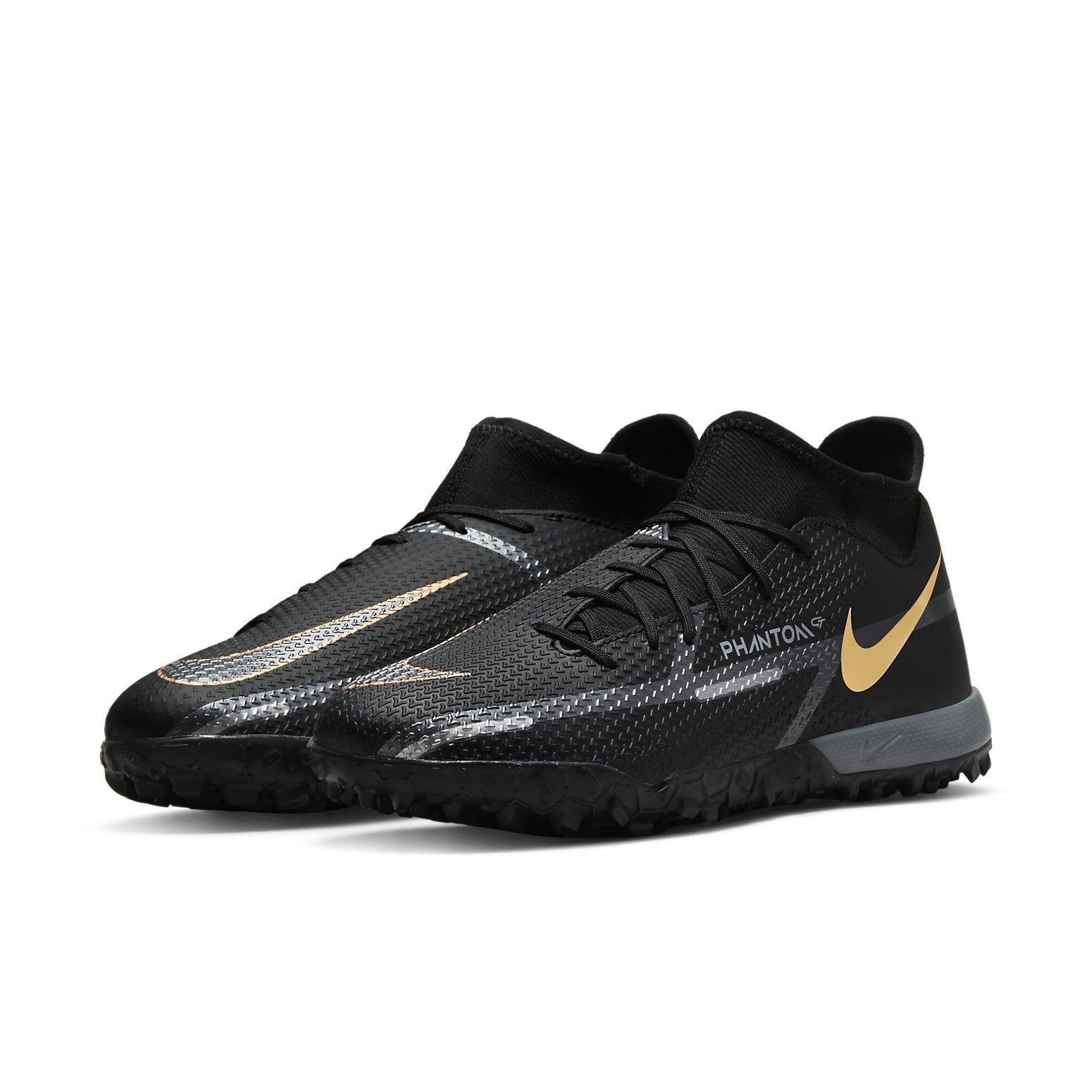 Nike Phantom GT2 Academy DF TF 'Black Metallic Dark Grey' DC0802-008