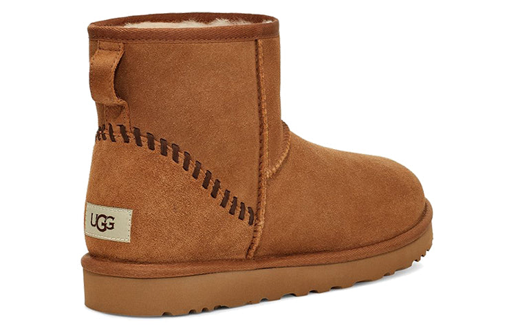 UGG Classic Mini Deco Suede Boot 'Brown' 1115565-CHE