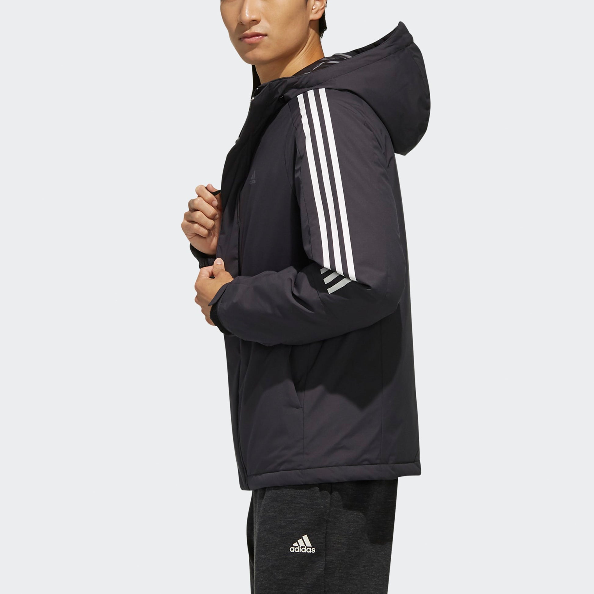 adidas 3ST Down Jkt Outdoor Sports Down Jacket Black EH3995