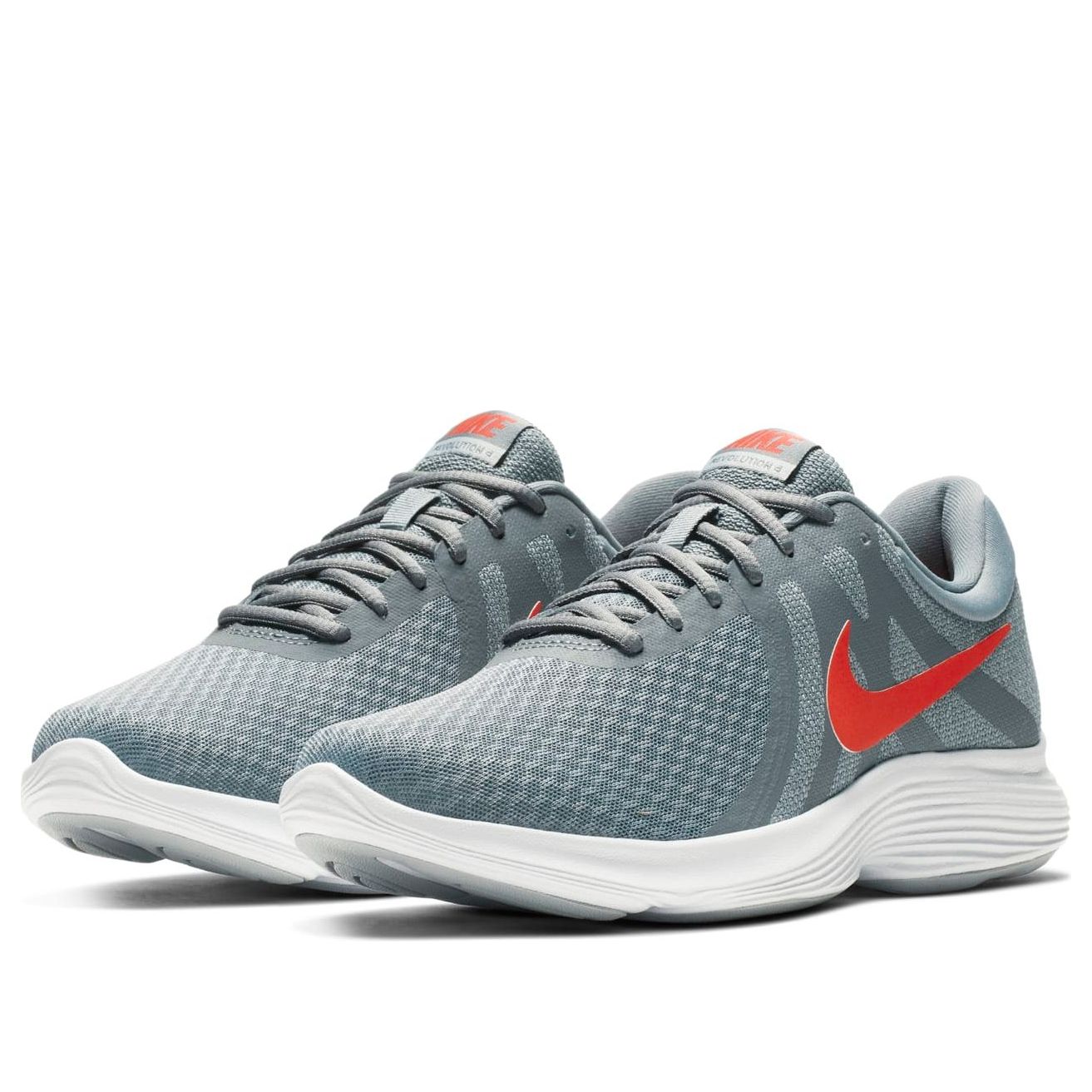 Nike Revolution 4 'Cool Grey Habanero Red' 908988-013