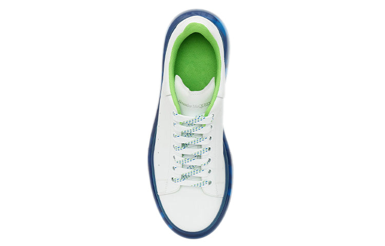 Alexander McQueen Oversized Sneaker 'Transparent Sole - White Blue' 662657WHYBY9467