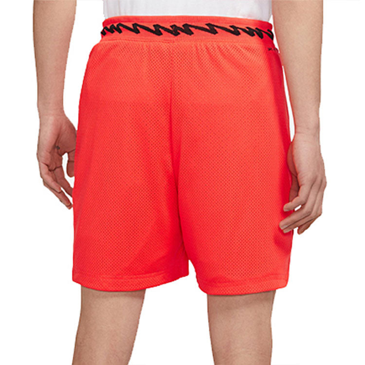 Air Jordan Dri-FIT Zion Mesh Basketball Sports Alphabet Printing Quick Dry Breathable Shorts Red DH0597-635