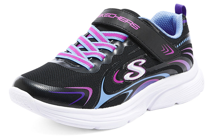 (GS) Skechers Wavy Lites Shoes 'Black Pink Blue' 303520L-BKMT