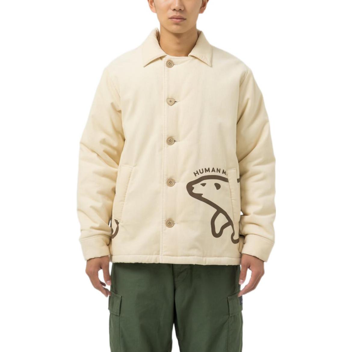 HUMAN MADE Corduroy Jacket 'White' HM24JK021