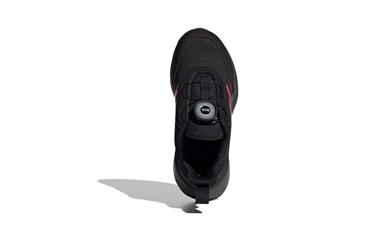 (PS) adidas RapidaRun Boa K 'Black Red' FU7314