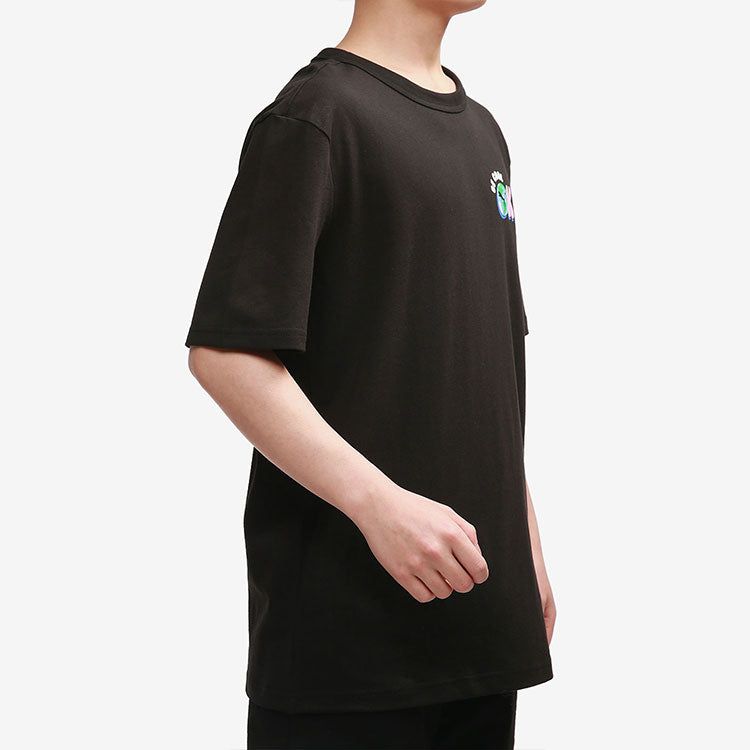 PUMA Downtown Graphic Tee 'Black Blue Pink' 531335-01