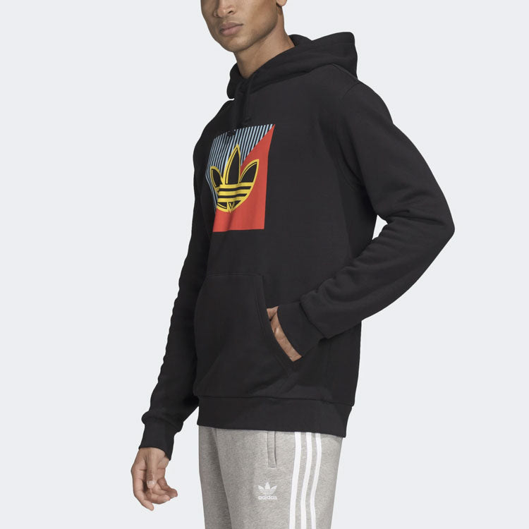 adidas originals Diag Emb Oth Athleisure Casual Sports Pullover Black FM3366