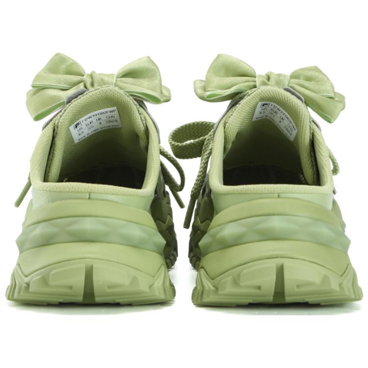 (WMNS) FILA FUSION Bianco Mule Slippers 'Green' T12W331302FWP