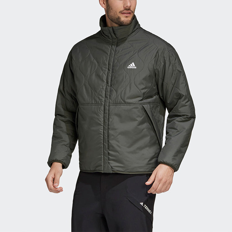 adidas Reversible BOA Padded Jacket 'Black Dark Grey' GF0052