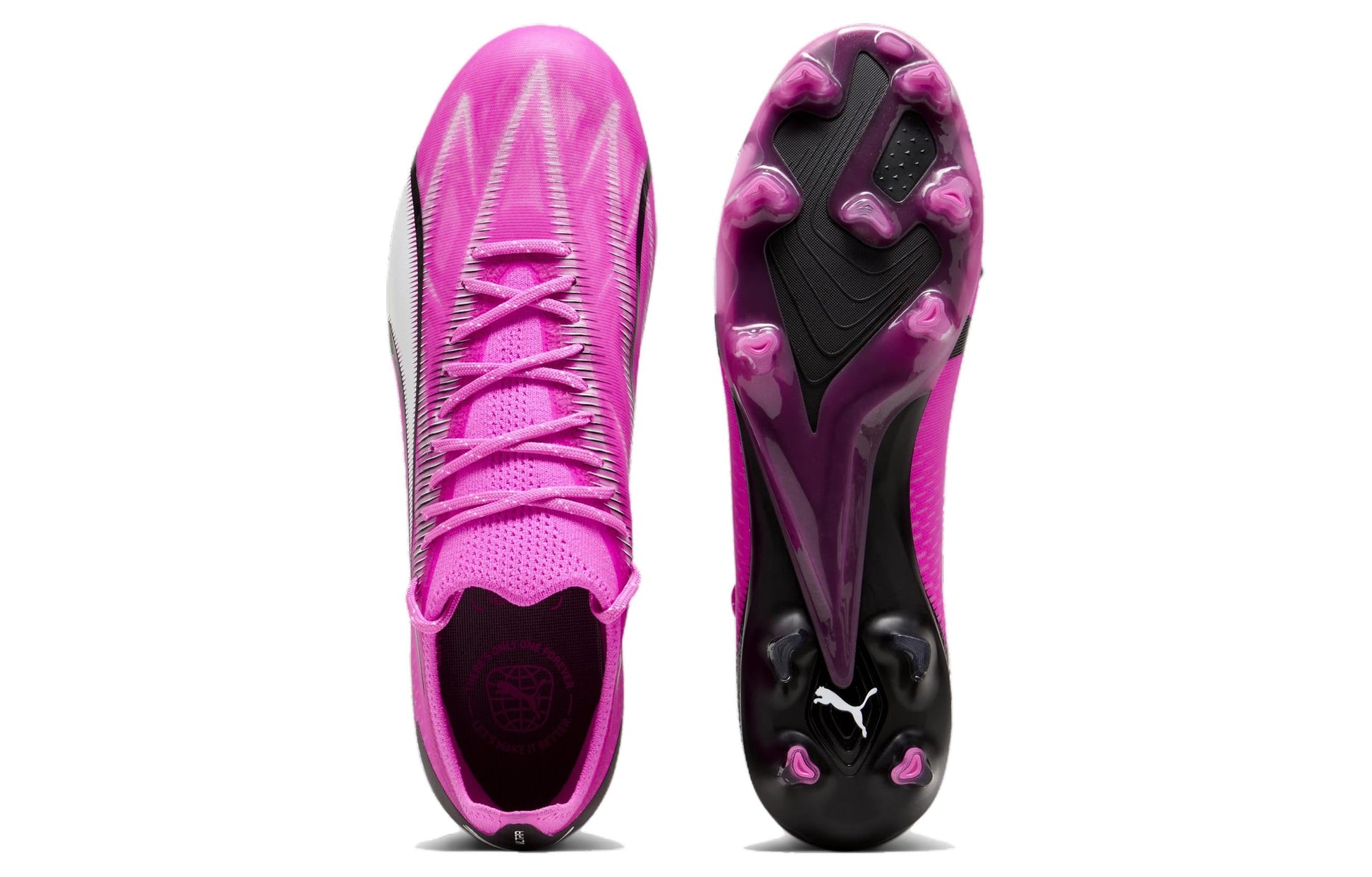 PUMA Ultra Ultimate FG Cleats 'Pink White Black' 107744-01