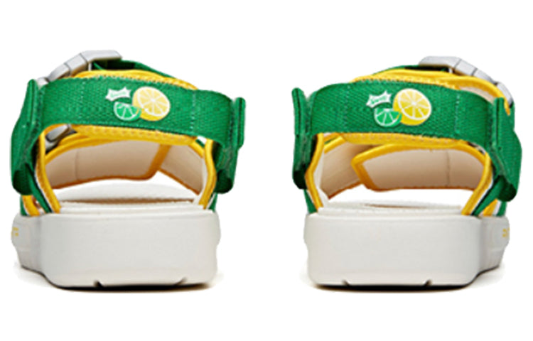 ANTA x Sprite Sport Sandals 'White Green Yellow' 912036901-6