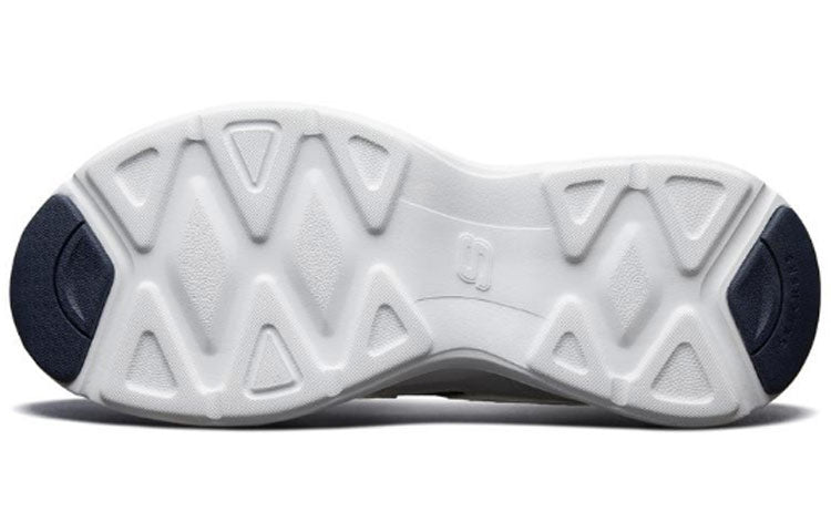 Skechers D'Lites Airy Low Running Shoes White/Blue 999090-WBLY