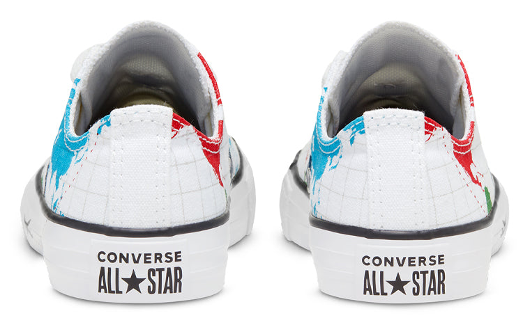 Converse Chuck Taylor All Star World Map 'White Blue Red' 668458C