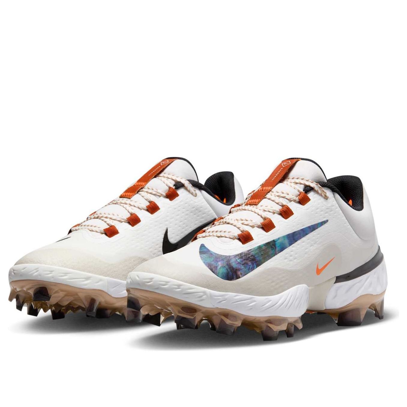 Nike Alpha Huarache Elite 4 Low MCS 'Summit White Phantom Dark Russet Royal Pulse' FZ8652-100