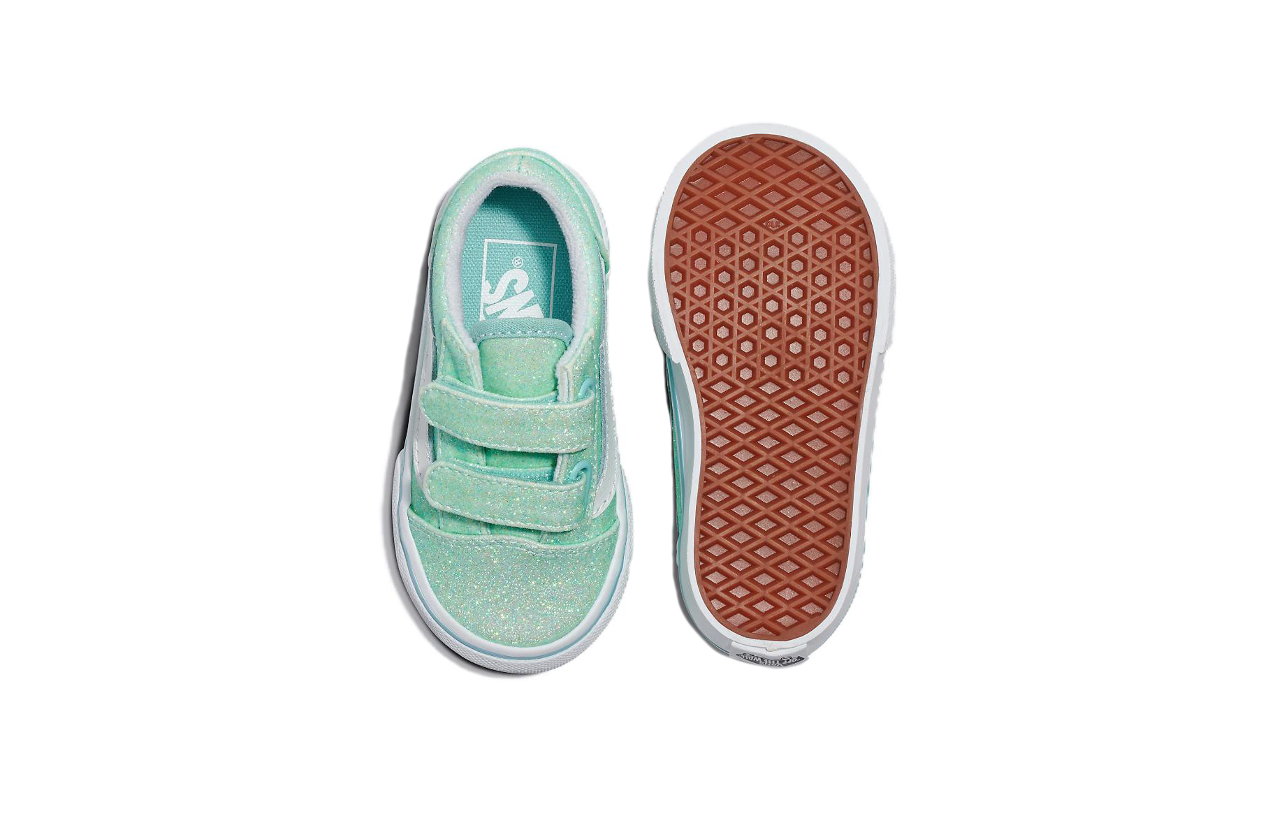 (TD) Vans Old Skool Shoes 'Glitter - Pastel Blue' VN0009RCO33
