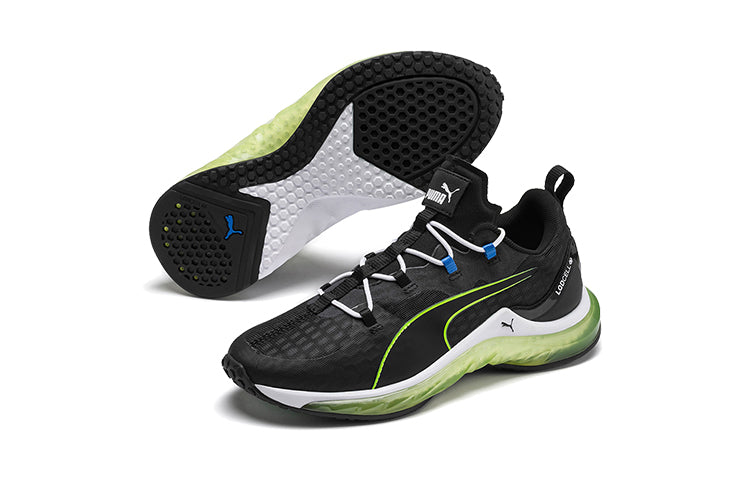 (GS) PUMA Lqdcell Hydra Black/Green/White/ Low Top Running Shoes 193639-01