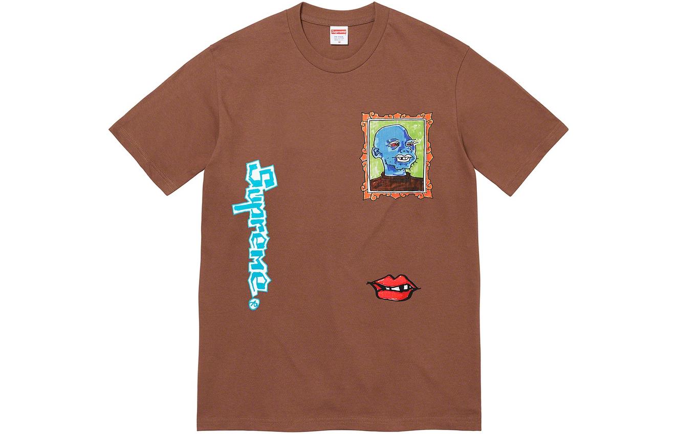 Supreme FW22 Gonz portrait tee T 'Black' SUP-FW22-278-BLK