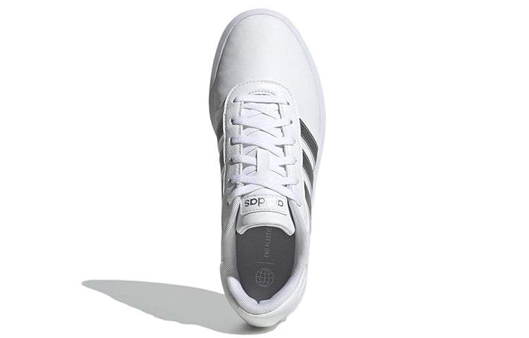 (WMNS) adidas Neo Court Platform Shoes 'White Silver Metallic' GV8996