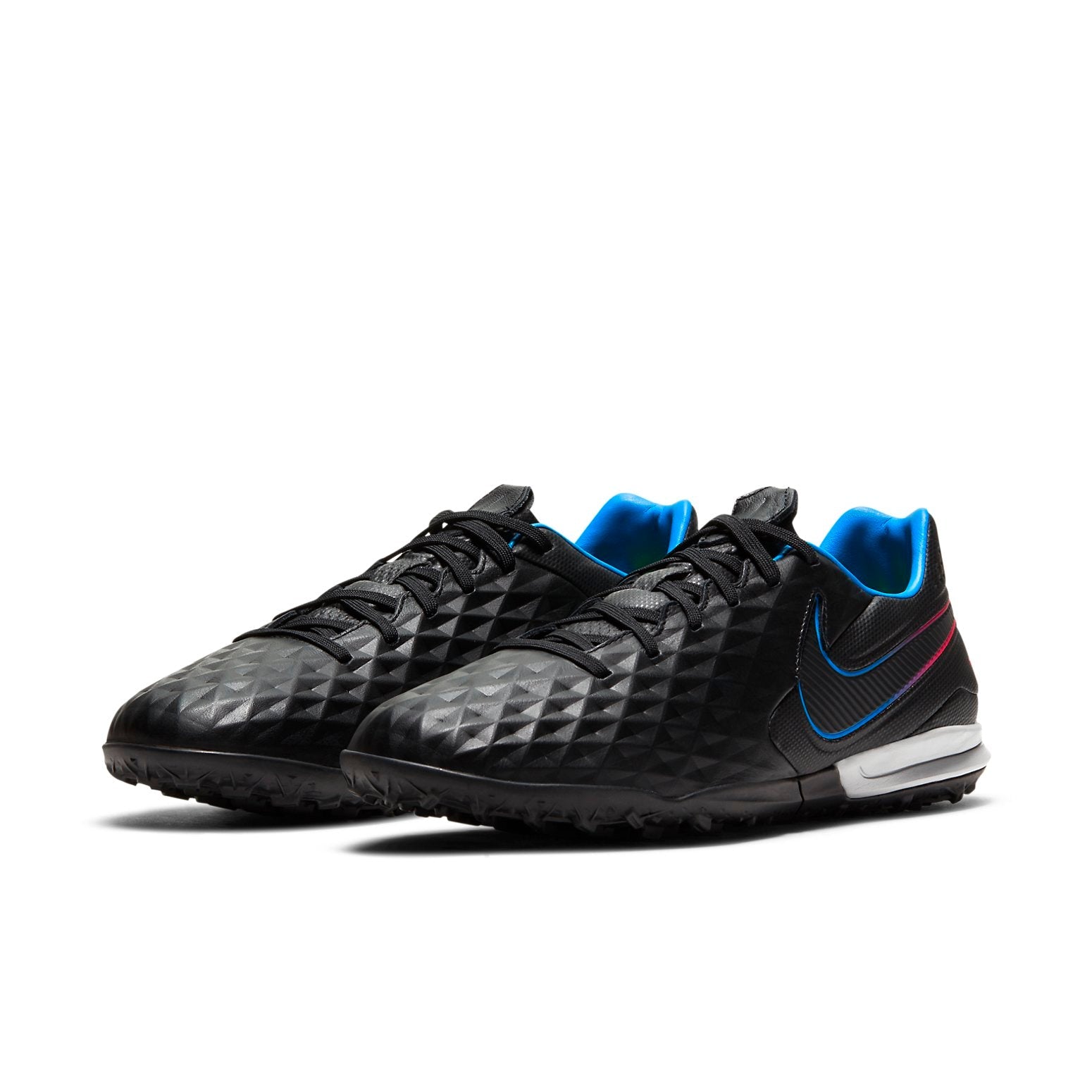 Nike Tiempo Legend 8 Pro TF 'Black Siren Red Photo Blue' AT6136-090