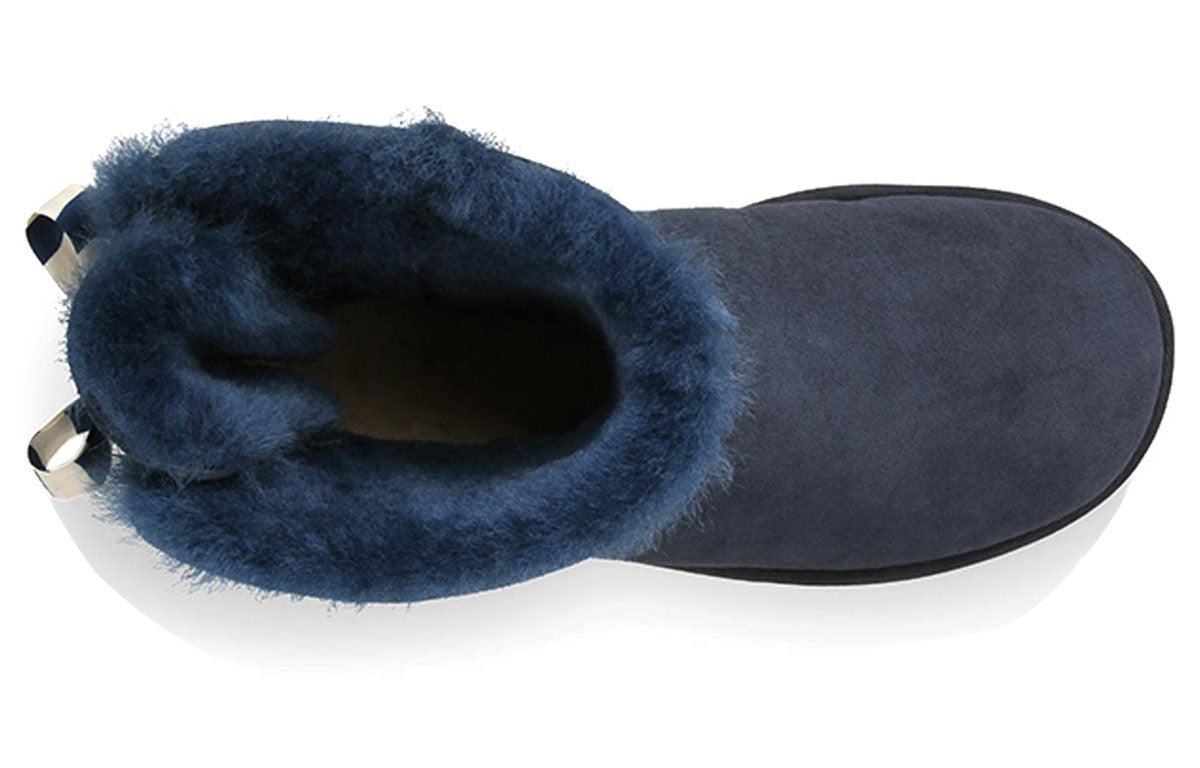 (WMNS) UGG Mini Bailey Snow Boots Navy Blue 1005062-NAVY