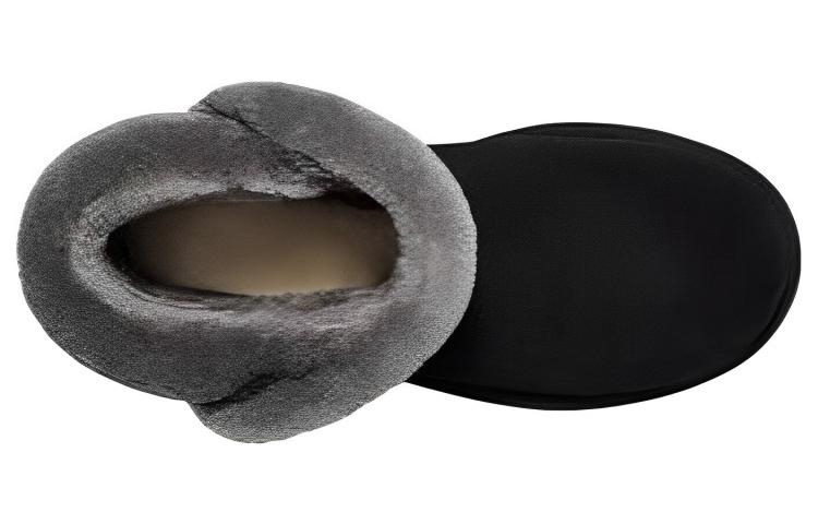 (WMNS) UGG Saniya Mini Suede Classic Boot 'Black' 1153512-BLK
