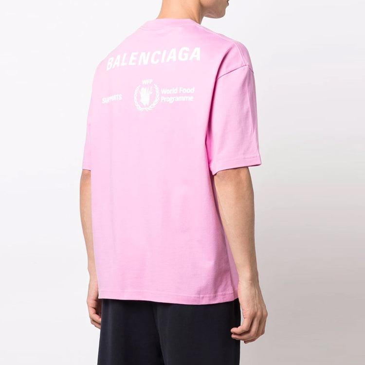 Balenciaga x WFP T-Shirt Medium Fit 'Pink' 612966THV845621