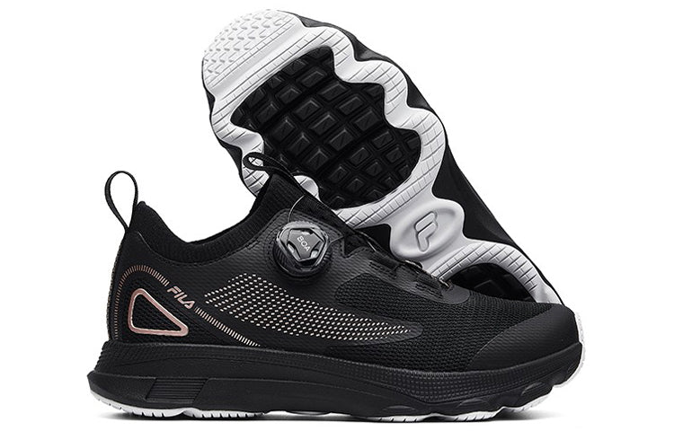 (WMNS) FILA Athletics GS Black/Gold A12W022210FBK