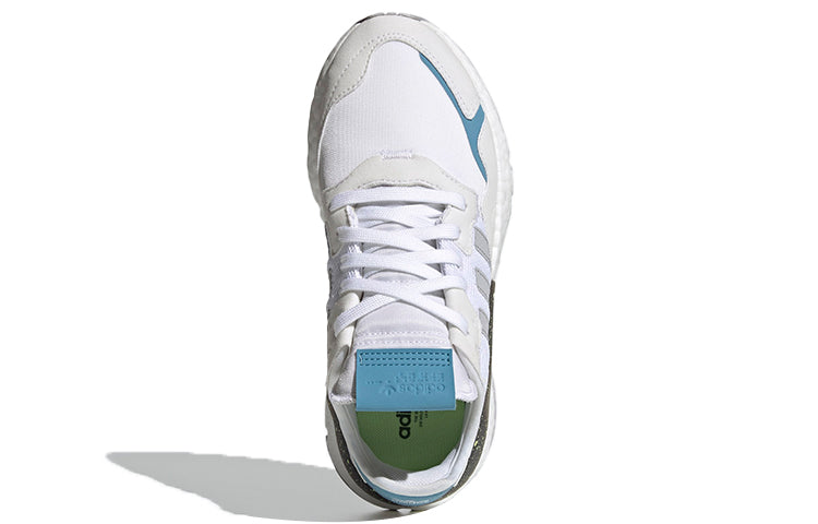 (WMNS) adidas originals Nite Jogger Shoes White/Blue FX6904