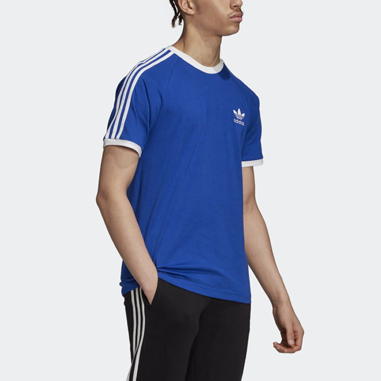 adidas originals Casual Sports Short Sleeve Blue GD9936