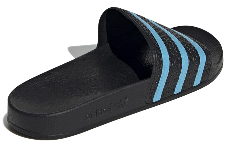 adidas originals Adilette Slides 'Black Blue' EF5503