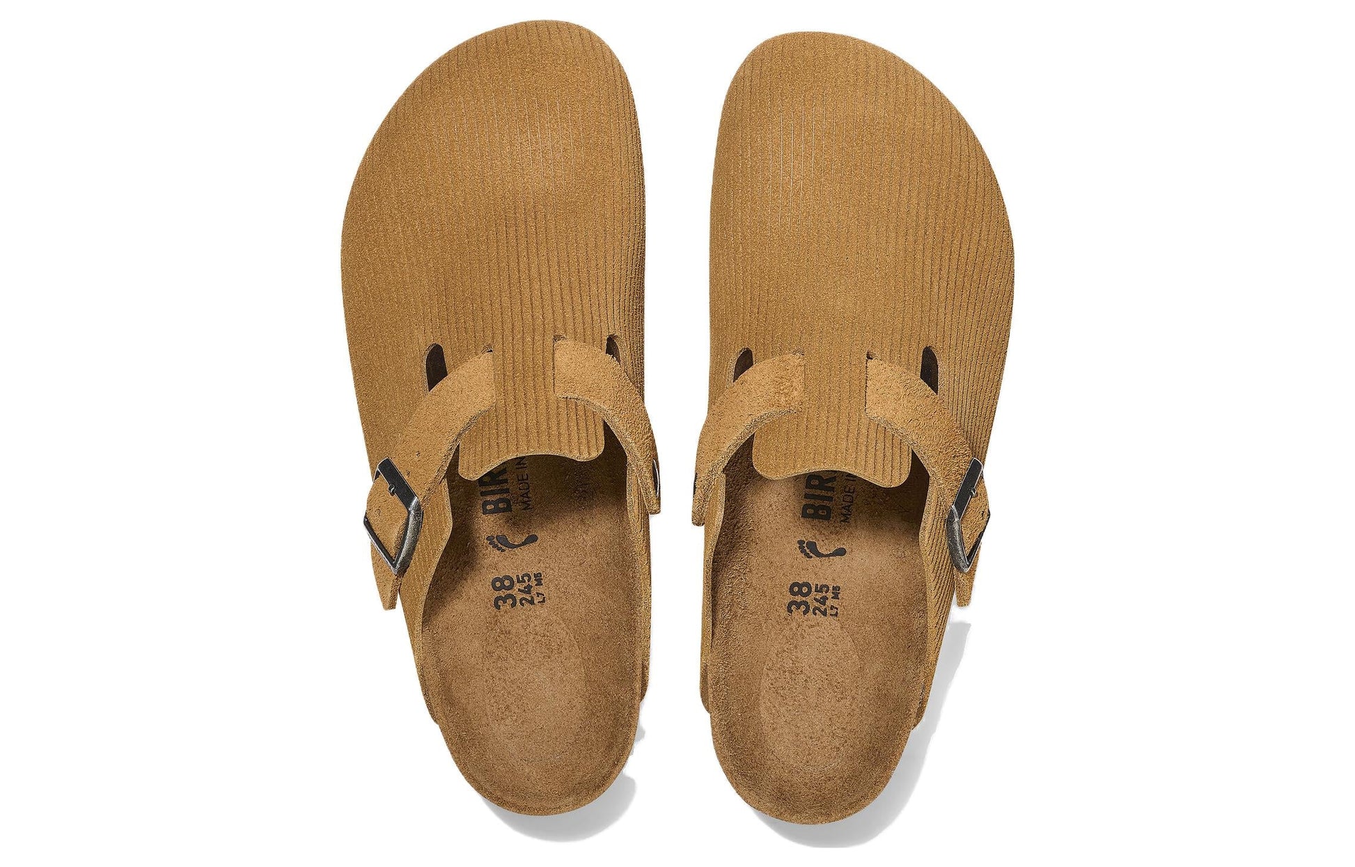 Birkenstock Birkenstock Boston Suede Embossed 'Butterscotch Brown' 1025647