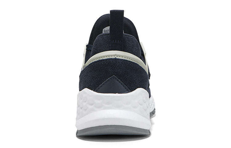New Balance 574 Breathable Wear-resistant Non-Slip Low Tops Navy Blue MS574NSA