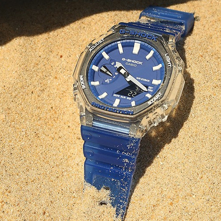 CASIO G-Shock Analog-Digital 'Blue' GA-2100HC-2A