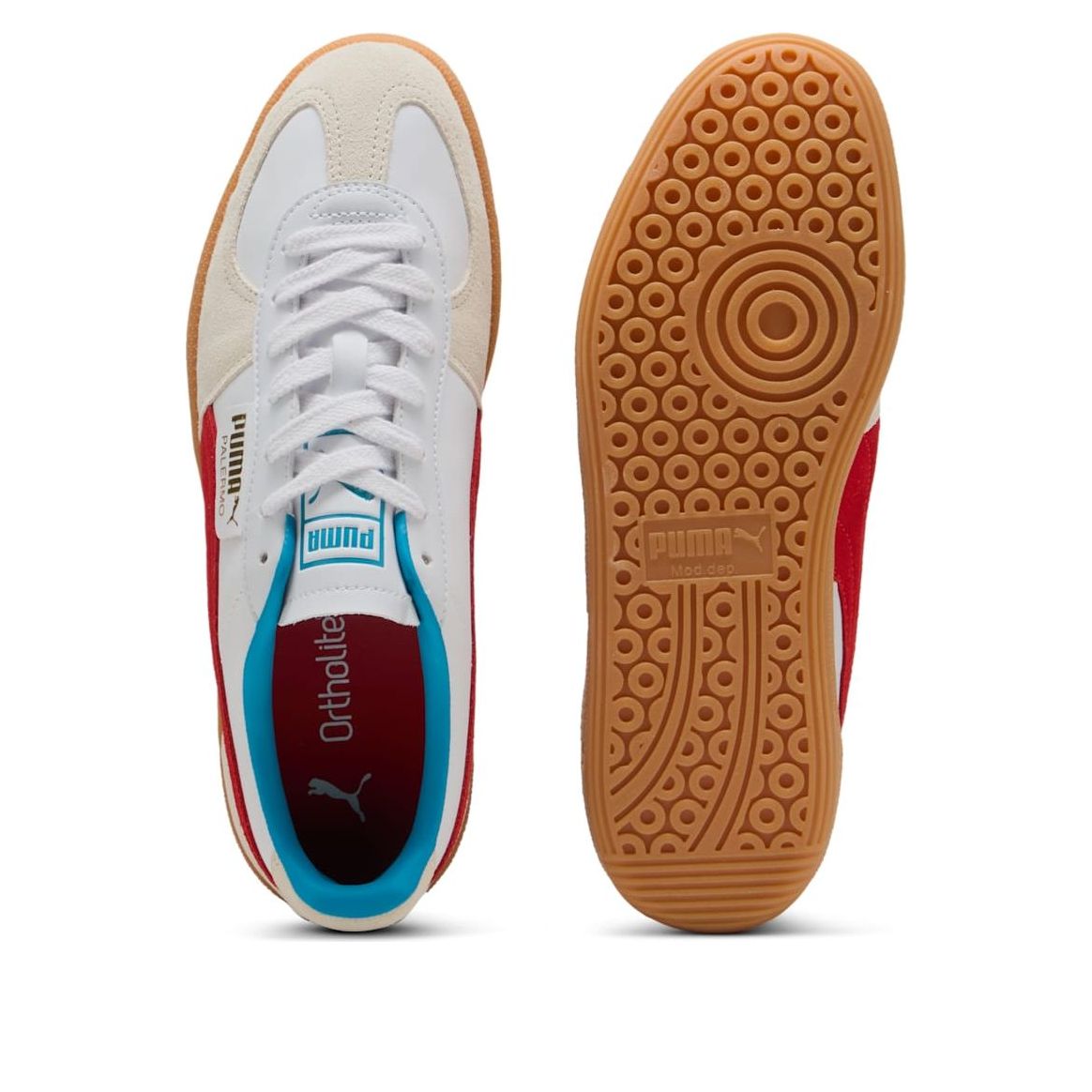 PUMA Palermo Leather 'PUMA White For All Time Red' 396464-21