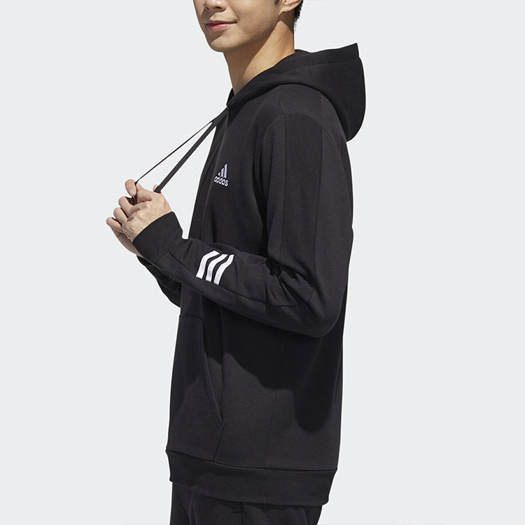 adidas Sports Casual Hooded Sweater Men Black GD5443