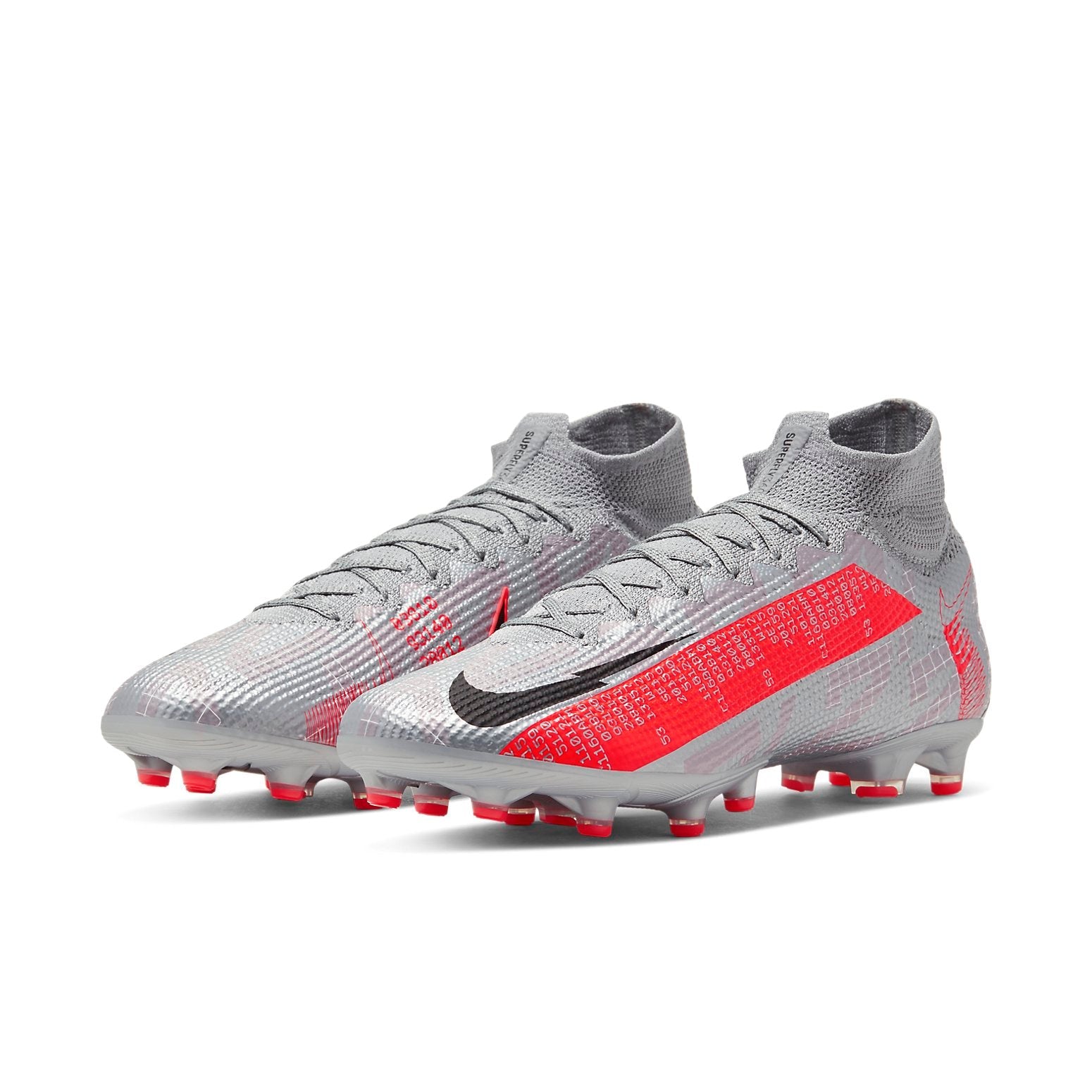 Nike Mercurial Superfly 7 Elite AG Pro 'Metallic Grey Crimson' AT7892-906