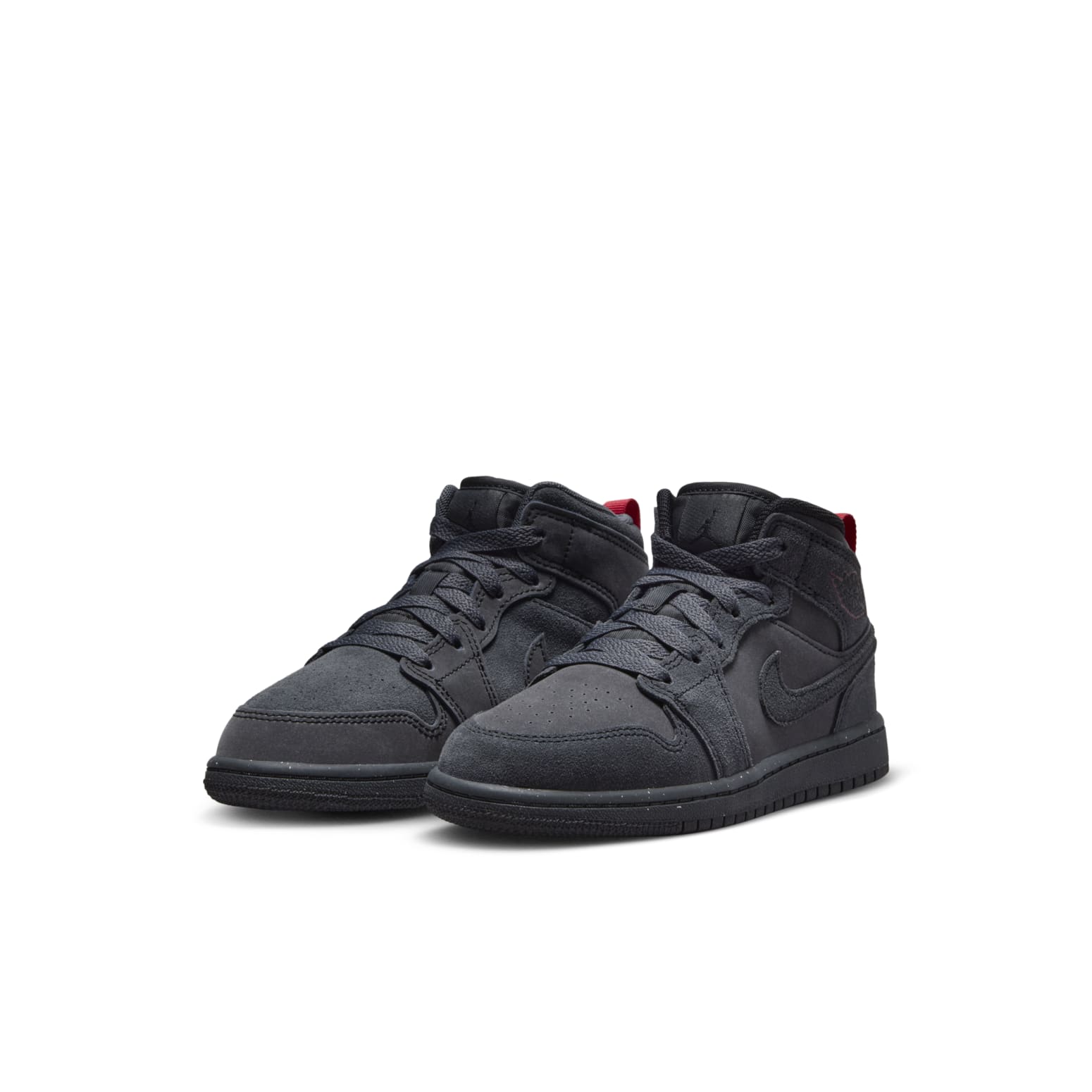 (PS) Air Jordan 1 Mid SE Craft 'Dark Smoke Red' FQ7754-001