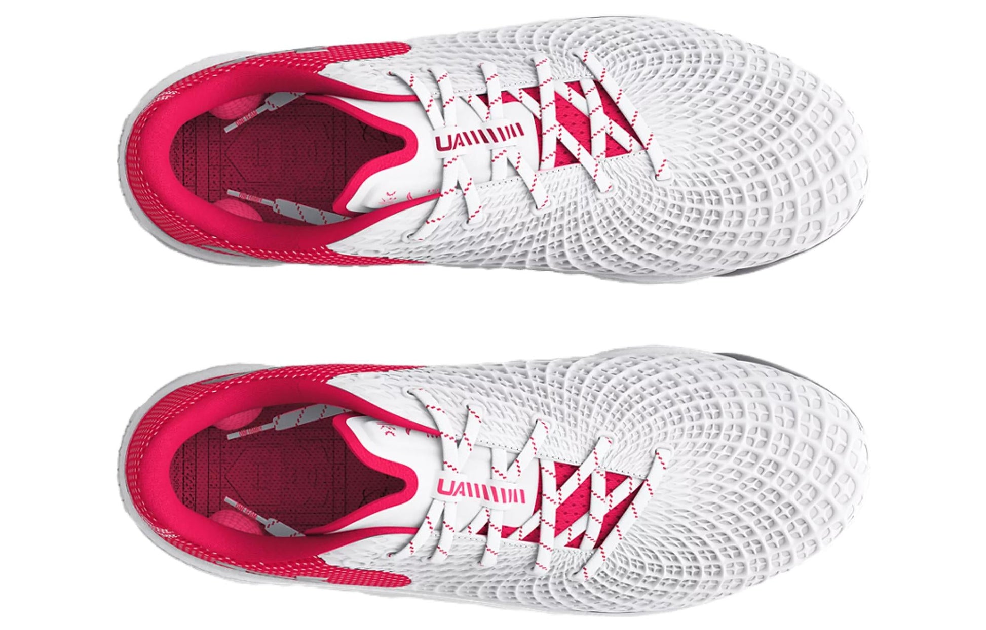 (WMNS) Under Armour Glyde 2 MT TPU 'White Red' 3026603-101