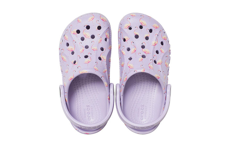 (GS) Crocs Baya Seasonal Printed Clogs 'Purple' 206180-530