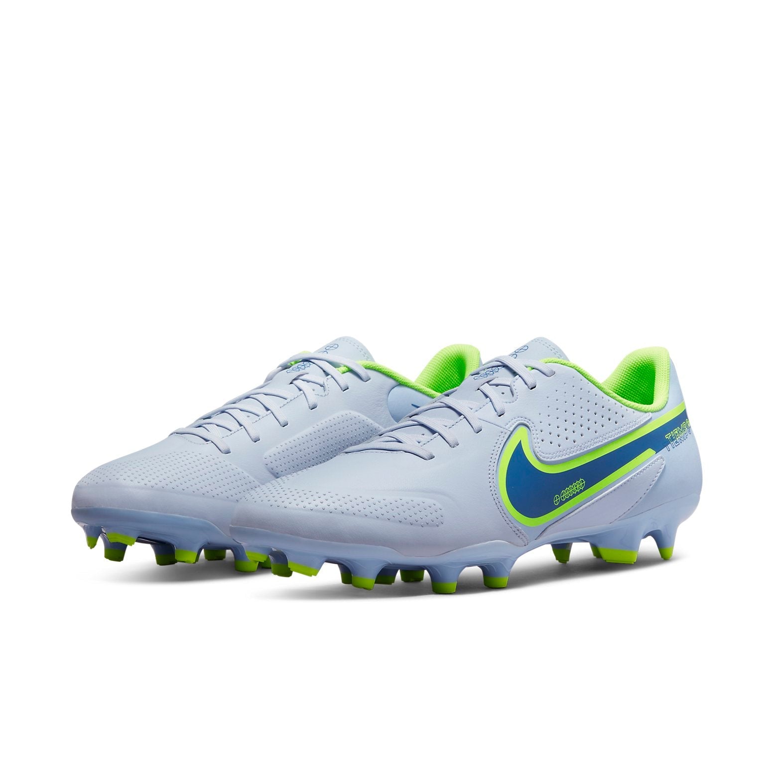 Nike Tiempo Legend 9 Academy MG 'Grey Dark Marina Blue' DA1174-054