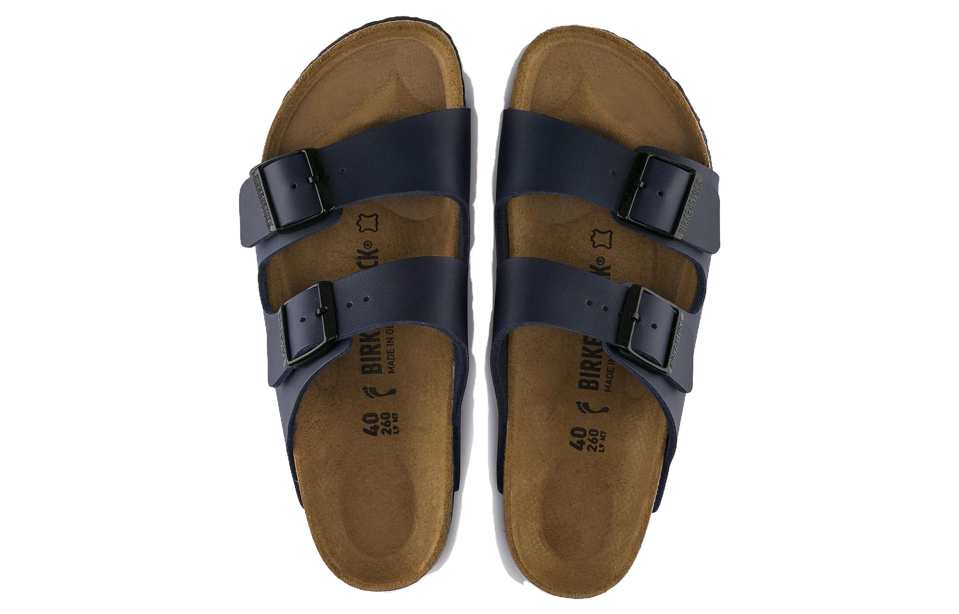 Birkenstock Arizona Birko-Flor Sandals 'Blue' 0051751