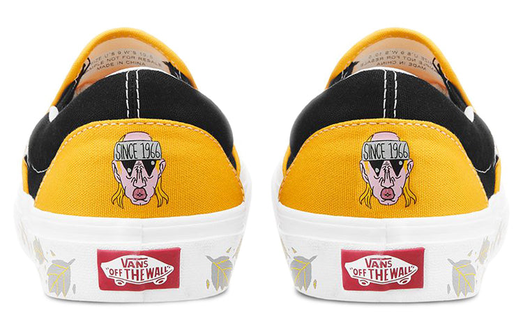 Vans Slip-On Black Yellow Unisex 'Black Yellow' VN0A4BV3068