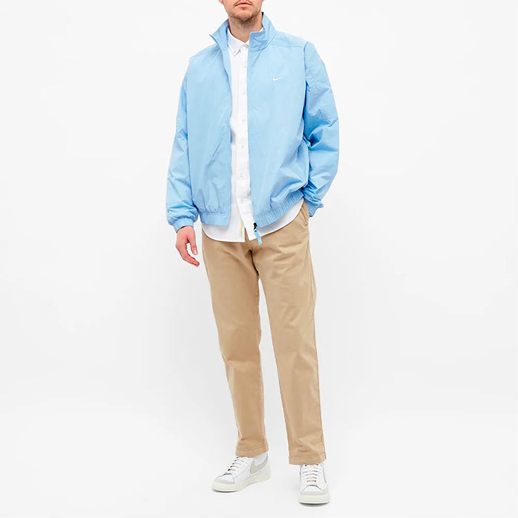 Nike Lab Outdoor Sports Windproof Stand Collar Jacket Light Blue CD6543-436