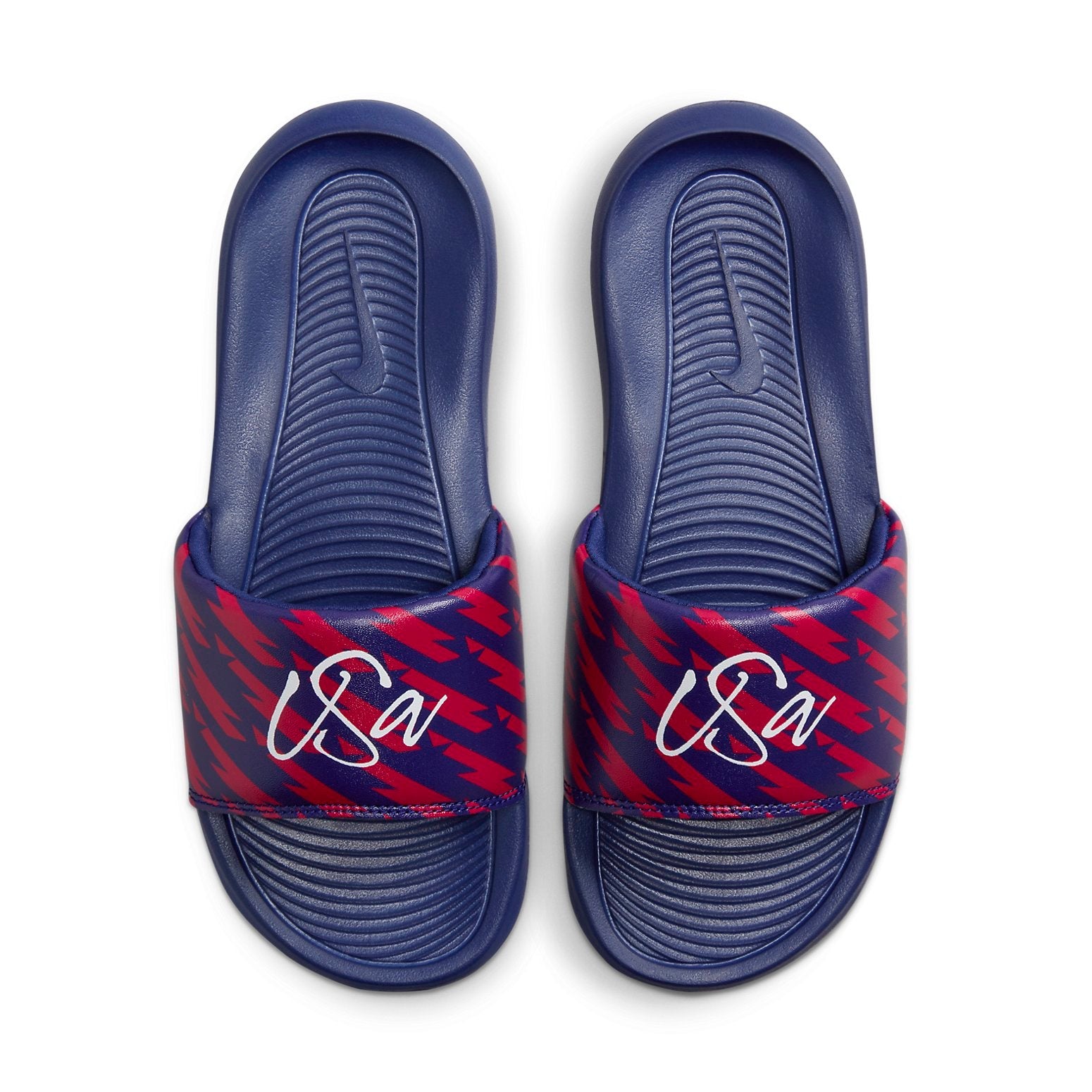 (WMNS) Nike Victori One Slides 'Loyal Blue Speed Red' FD2366-400