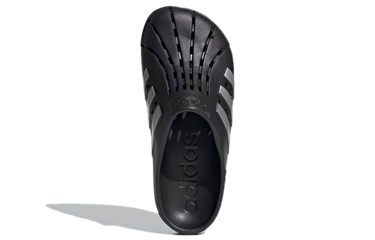 adidas Adilette Clog 'Black Silver' FY8969