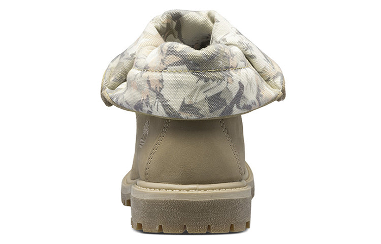 (WMNS) Timberland Roll Top Wide Fit Boots Basic 'Beige White Camouflage' A1URM